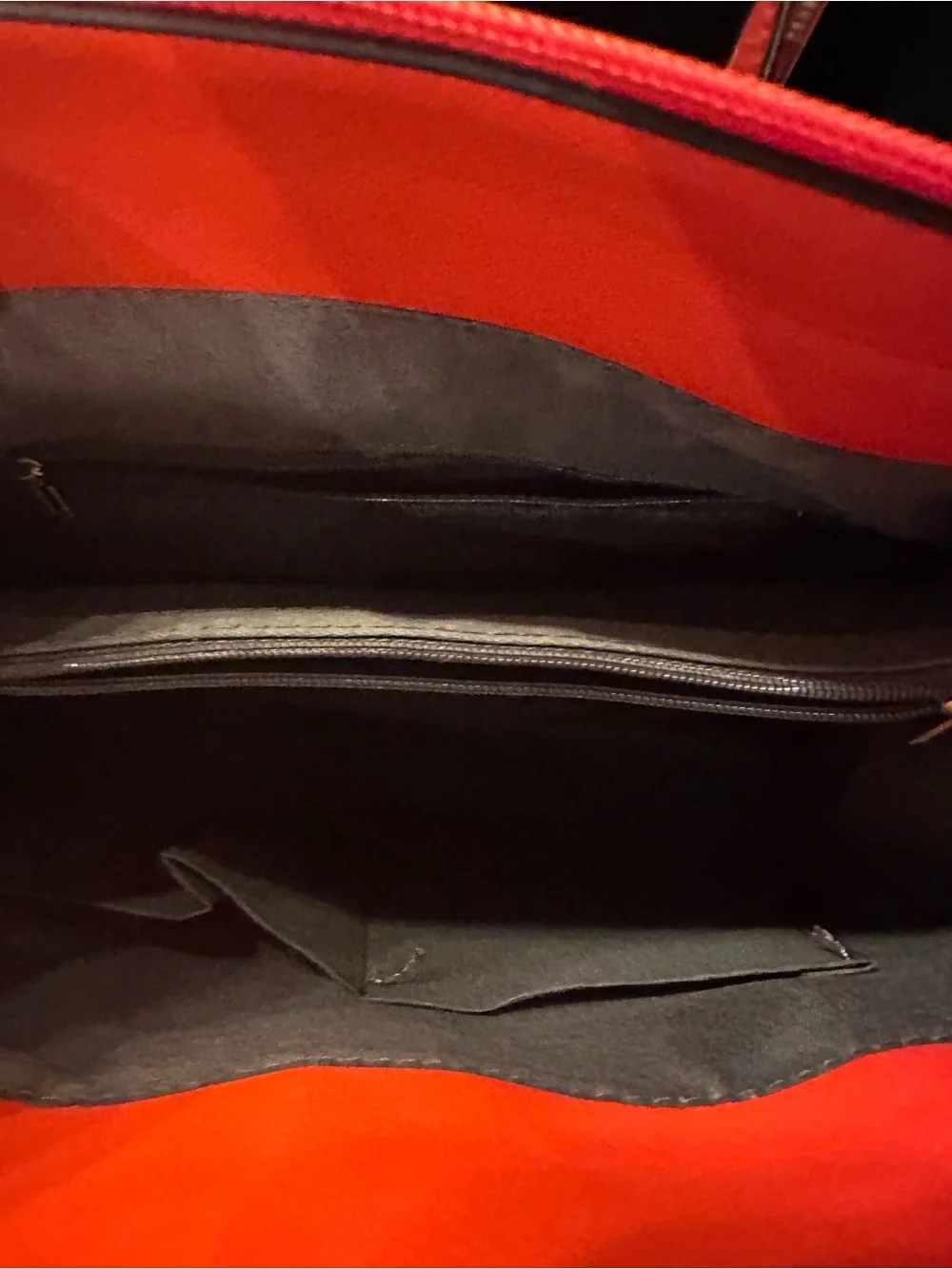 Red #313  Paisley Satchel with Top Handles and Adjustable Shoulder Strap